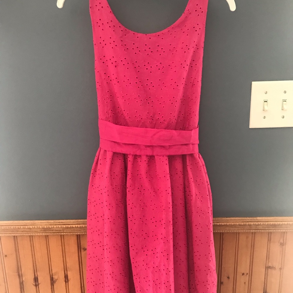 Pink frilly kids dress